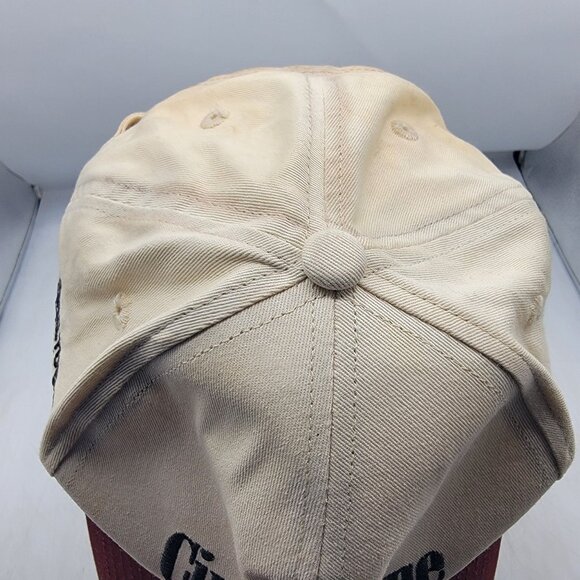 Civil Regime Rebel Youth Baseball Hat Cap Beige Red Adjustable Casual Outdoors - Picture 5 of 9